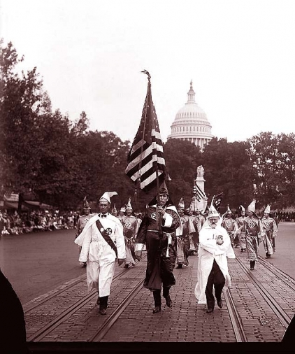 50,000 Klansmen March in Washington, D.C. (Literary Digest, 1925)