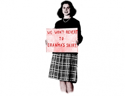 LITTLE BELOW THE KNEE CLUB 1948 | Popular Opposition to CHRISTIAN DIOR NEW LOOK